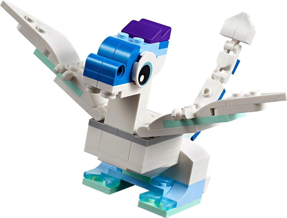 LEGO Mythical Bird wings spread for flight-ready display and stories.