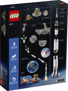 LEGO NASA Apollo Saturn V launch escape system for dramatic build