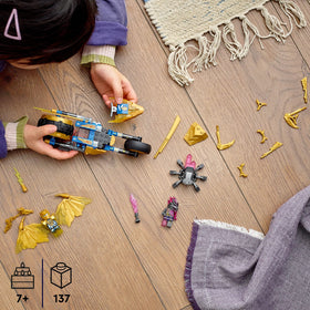 LEGO NINJAGO 137-piece set for versatile ninja building