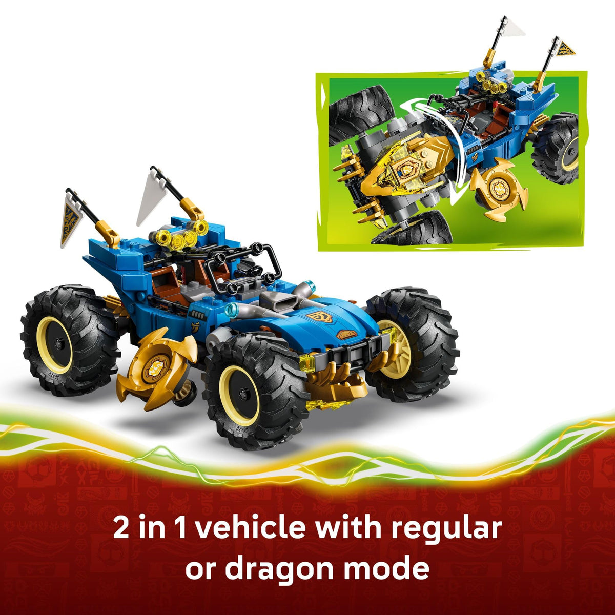 LEGO NINJAGO 71856 minifigures Jay Nya Kai Earth Monster Loyalist Leader for dynamic stories