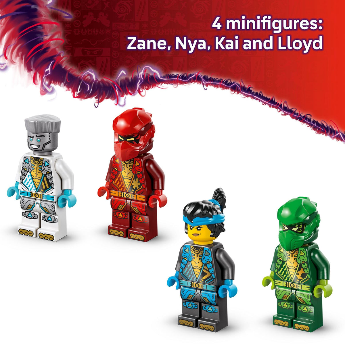 LEGO NINJAGO accessories set with teapot cookie trophy for detailed play