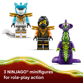 LEGO NINJAGO Acid Monster staff shows villainous accessory for dramatic conflicts.