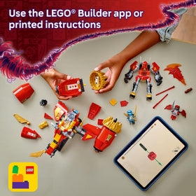 LEGO Builder app guides instruction with clear, kid-friendly steps