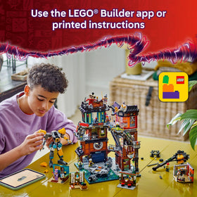 LEGO NINJAGO City Workshops mechanic workshop — ideal for detailed dioramas and engineering play