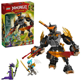 LEGO NINJAGO Cole's Mission Mech front view for immersive pretend play.