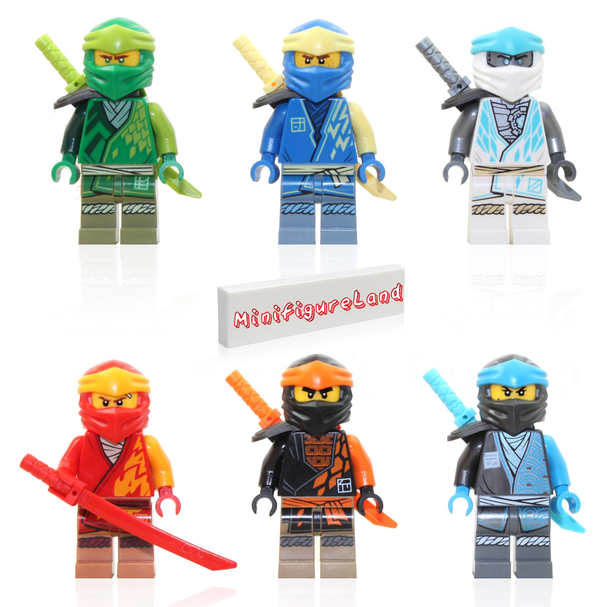LEGO NINJAGO core Lloyd minifigure with weapon for imaginative play