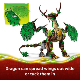LEGO NINJAGO Dragon of Life eight minifigures for epic scenes.