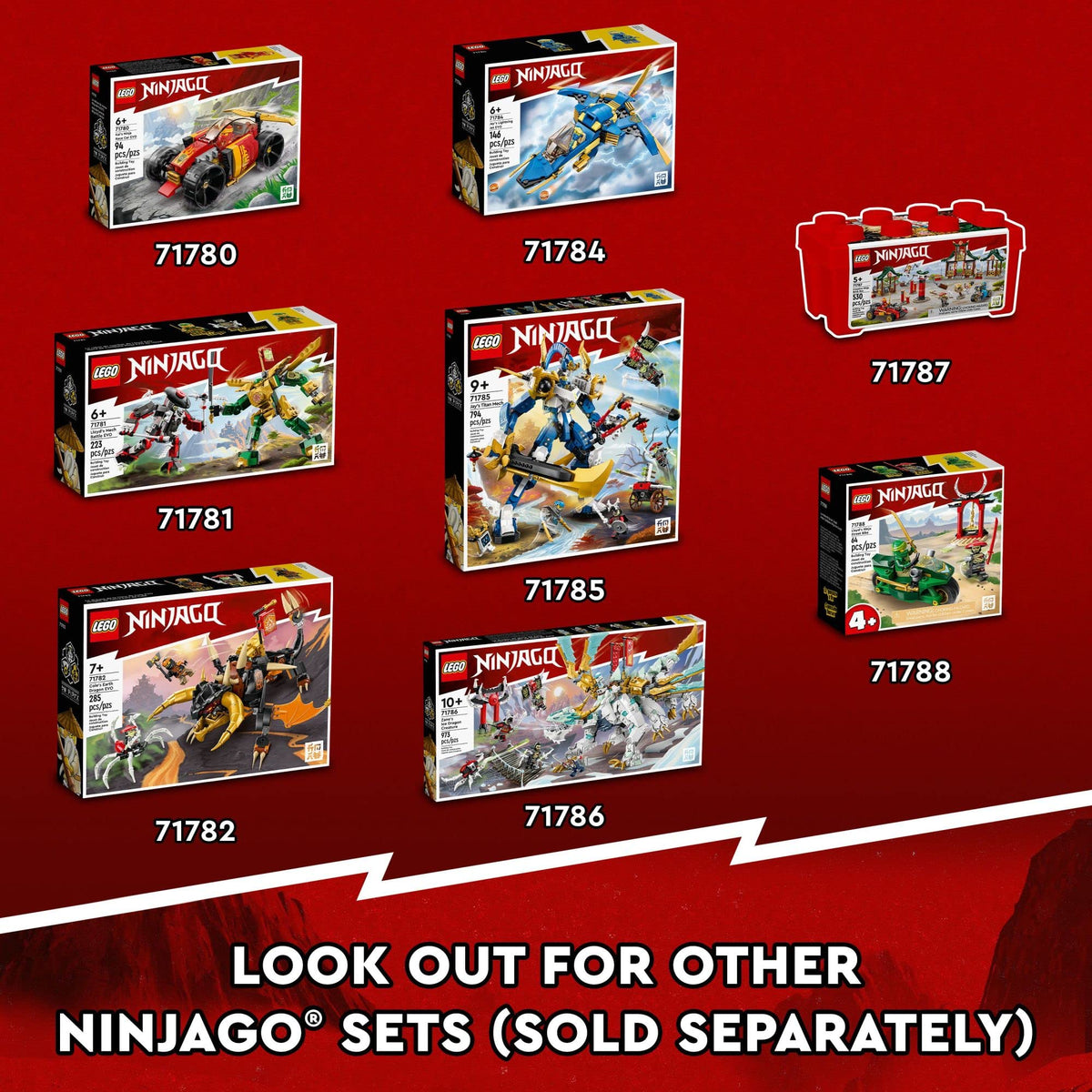LEGO NINJAGO collectible Focus banner for display after challenges.