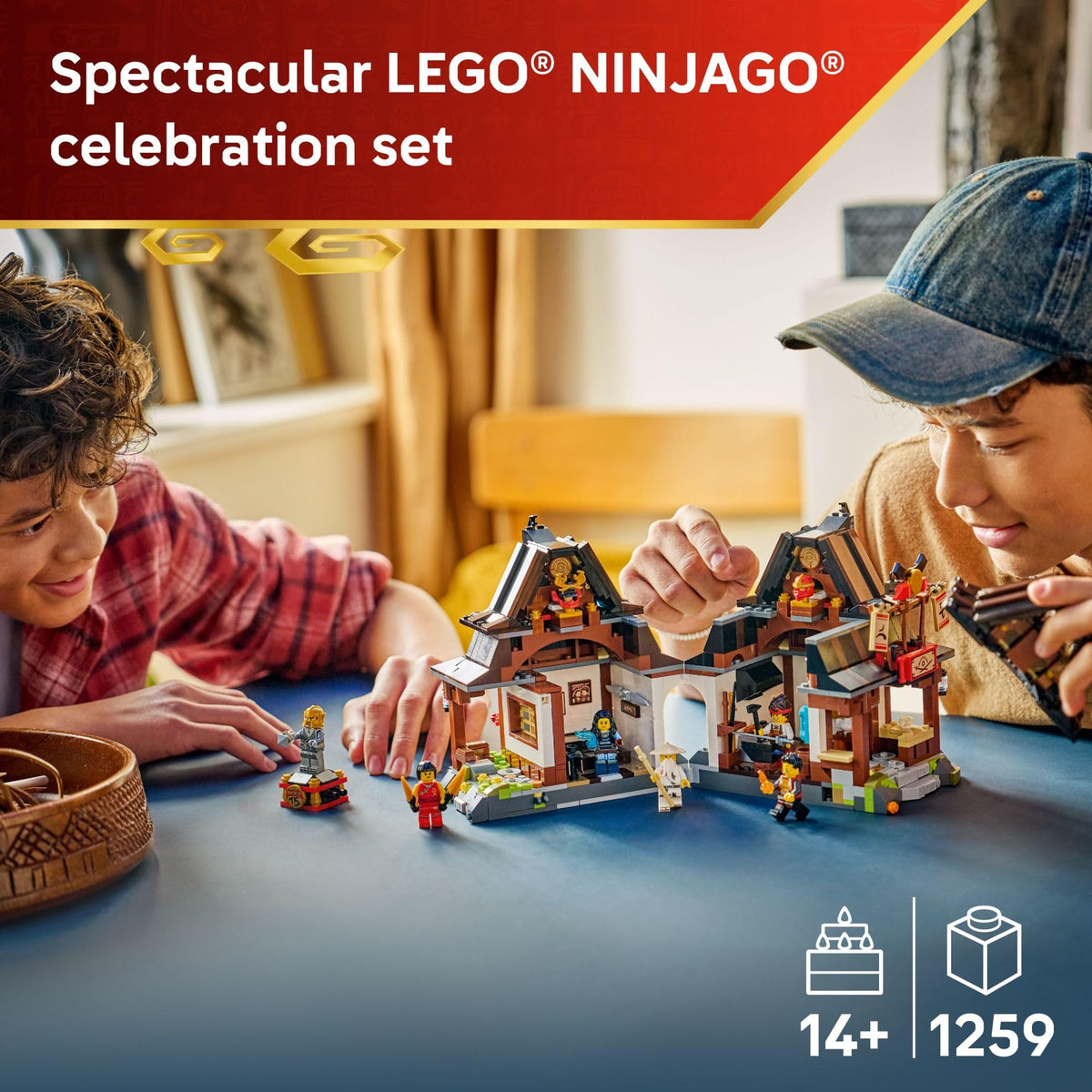 LEGO NINJAGO forge interior reveals bedroom and history details for immersive play