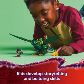LEGO NINJAGO Golden Dragon Baby figurine adds nurturing and collectible appeal.
