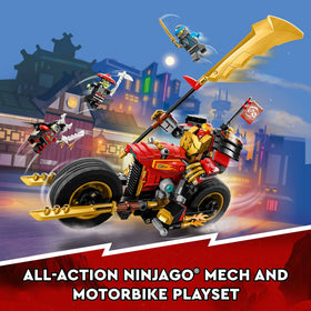 LEGO NINJAGO golden side panels upgrade for a bigger mecha.