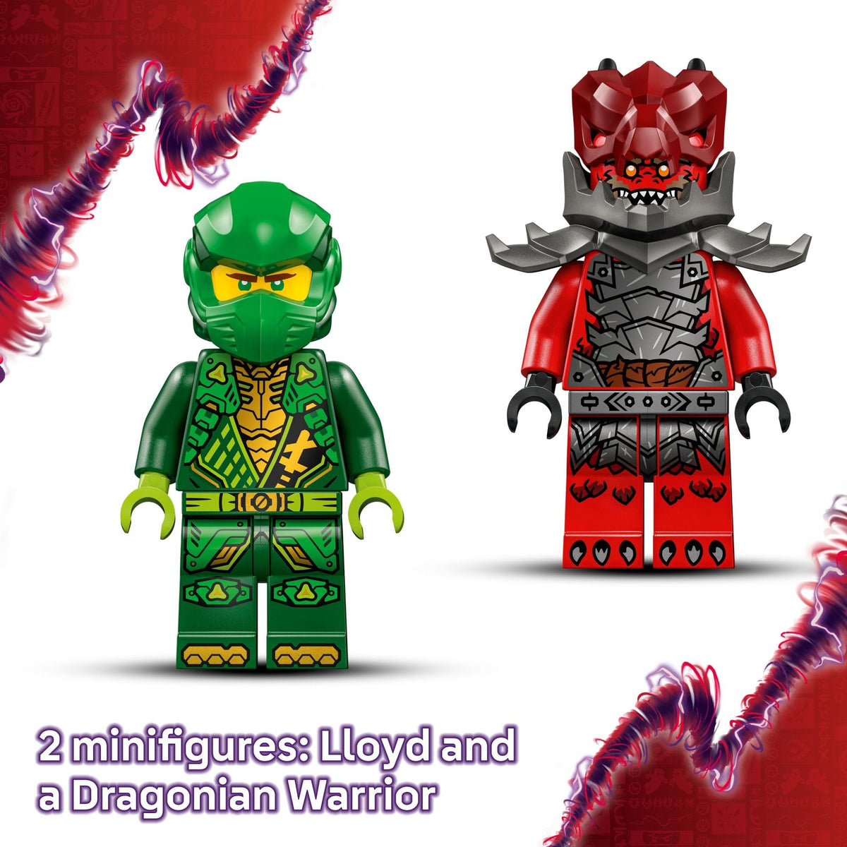 LEGO NINJAGO green lightning blades decor for dynamic design