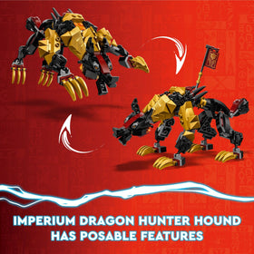 LEGO NINJAGO Imperium Dragon Hunter Hound 71790 — ninja action with Lloyd and Jay minifigures