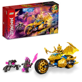 LEGO NINJAGO Jay's golden dragon head for dramatic dragon battles and storytelling