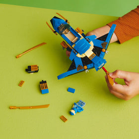 LEGO NINJAGO Jay's Lightning Jet EVO golden blades and rudder details