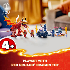 LEGO NINJAGO Source Dragon posed with wings spread for dynamic play