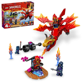 LEGO NINJAGO Kai's Source Dragon Battle front view ready for action and storytelling