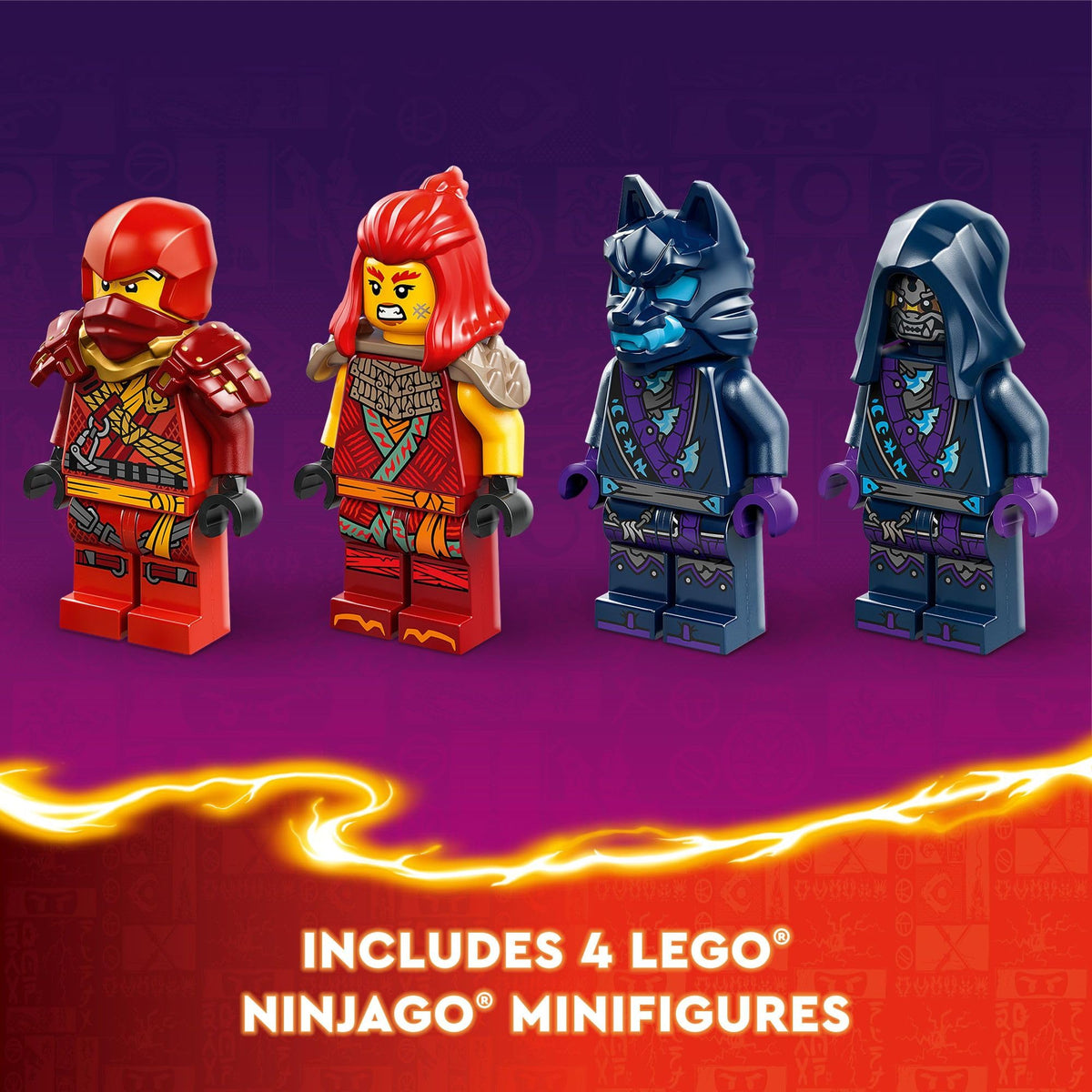 LEGO NINJAGO 120-piece set includes a Starter Brick
