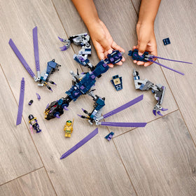 LEGO NINJAGO Legacy Overlord Dragon building experience for a creative set