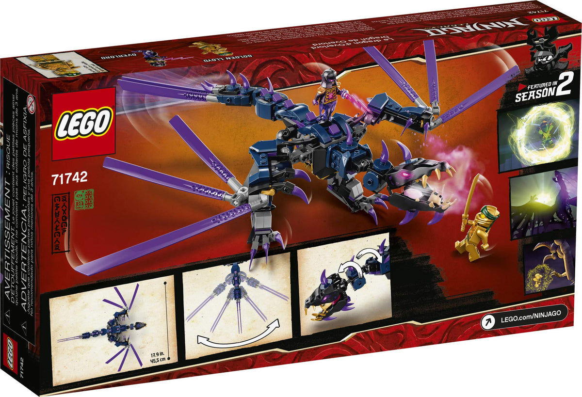 LEGO NINJAGO Legacy Overlord Dragon set for sky battle scenarios and storytelling
