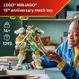 LEGO NINJAGO Lloyd minifigure included for epic scene building.