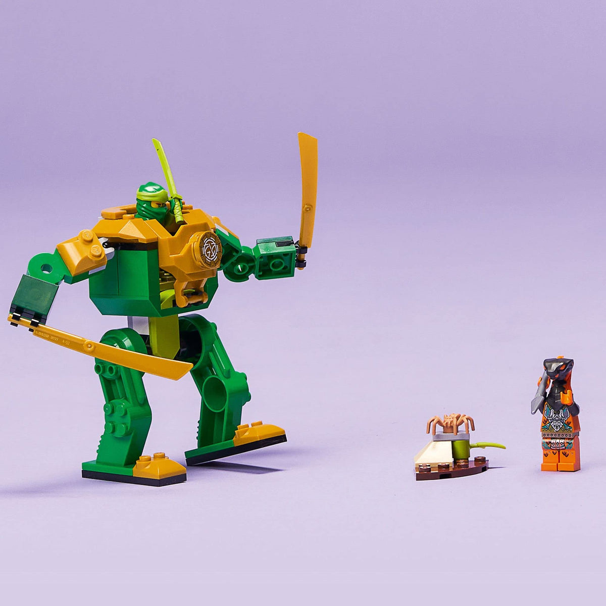 LEGO NINJAGO Lloyd minifigure ready for ninja moves