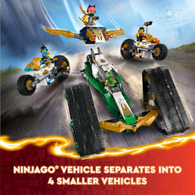 LEGO NINJAGO Lloyd off-road racer for rugged ground adventures.
