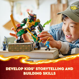 LEGO NINJAGO Three ninja figures included for quick play.
