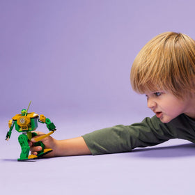 LEGO NINJAGO Lloyd’s Ninja Mech with sword attachments for dynamic battles