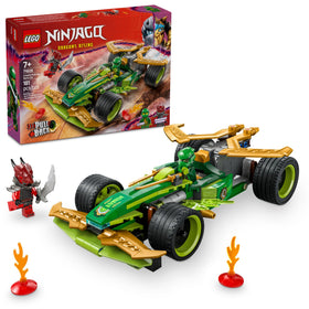 LEGO NINJAGO Lloyd's pull-back race car for fast pretend play