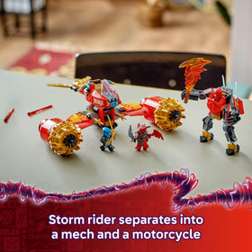 LEGO NINJAGO Nya's Flying Motorbike cockpit enables aerial play