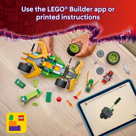 LEGO NINJAGO race car cockpit detail for immersive builds