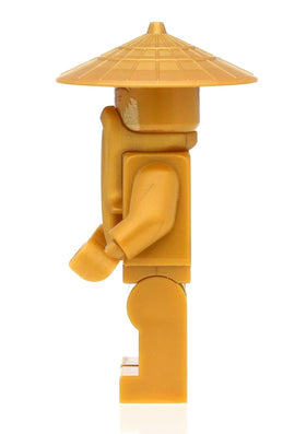 LEGO NINJAGO Sensei Wu logo tile enhances collectible display