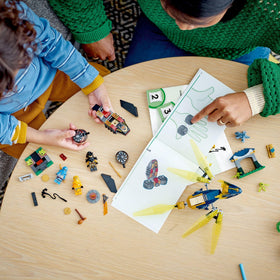 LEGO NINJAGO starter brick entry point makes building easier.
