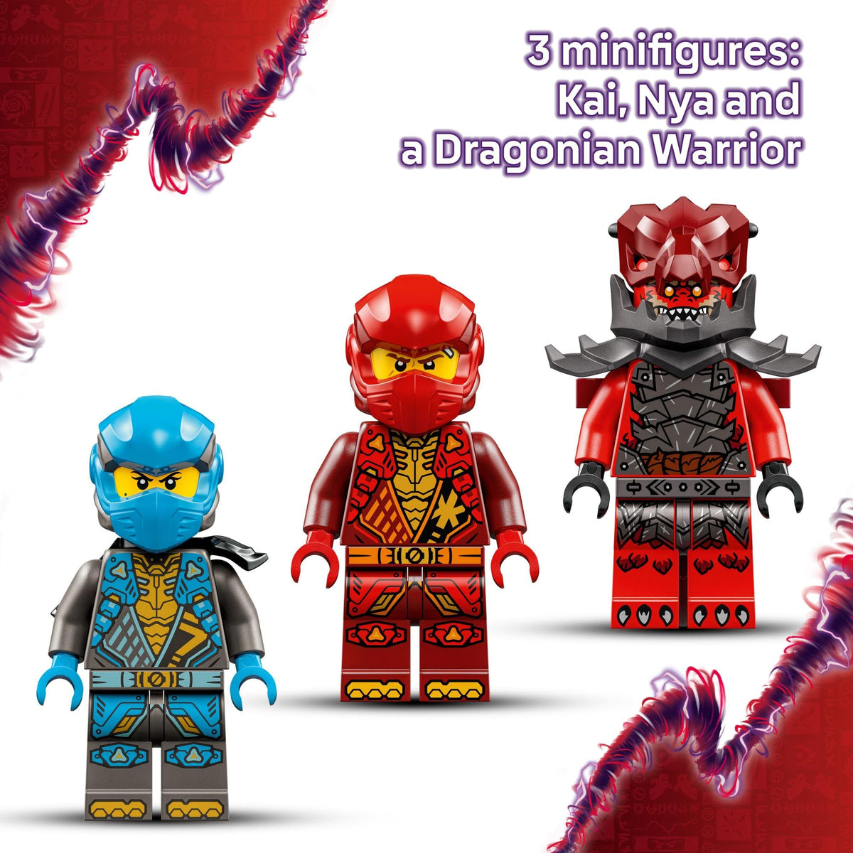 LEGO NINJAGO Storm Blade and movable wings enhance action