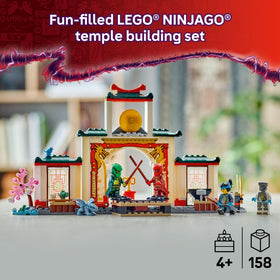 LEGO NINJAGO teahouse and garden scene for creative storytelling