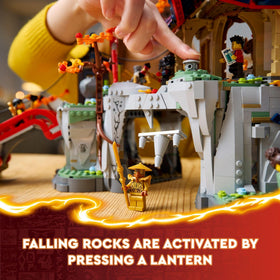 LEGO NINJAGO temple hidden chambers with secret passages