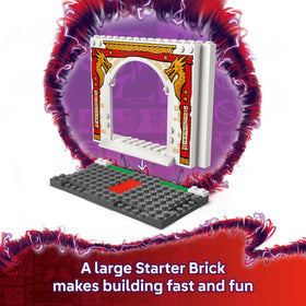 LEGO NINJAGO tournament stage with turning plates for action play