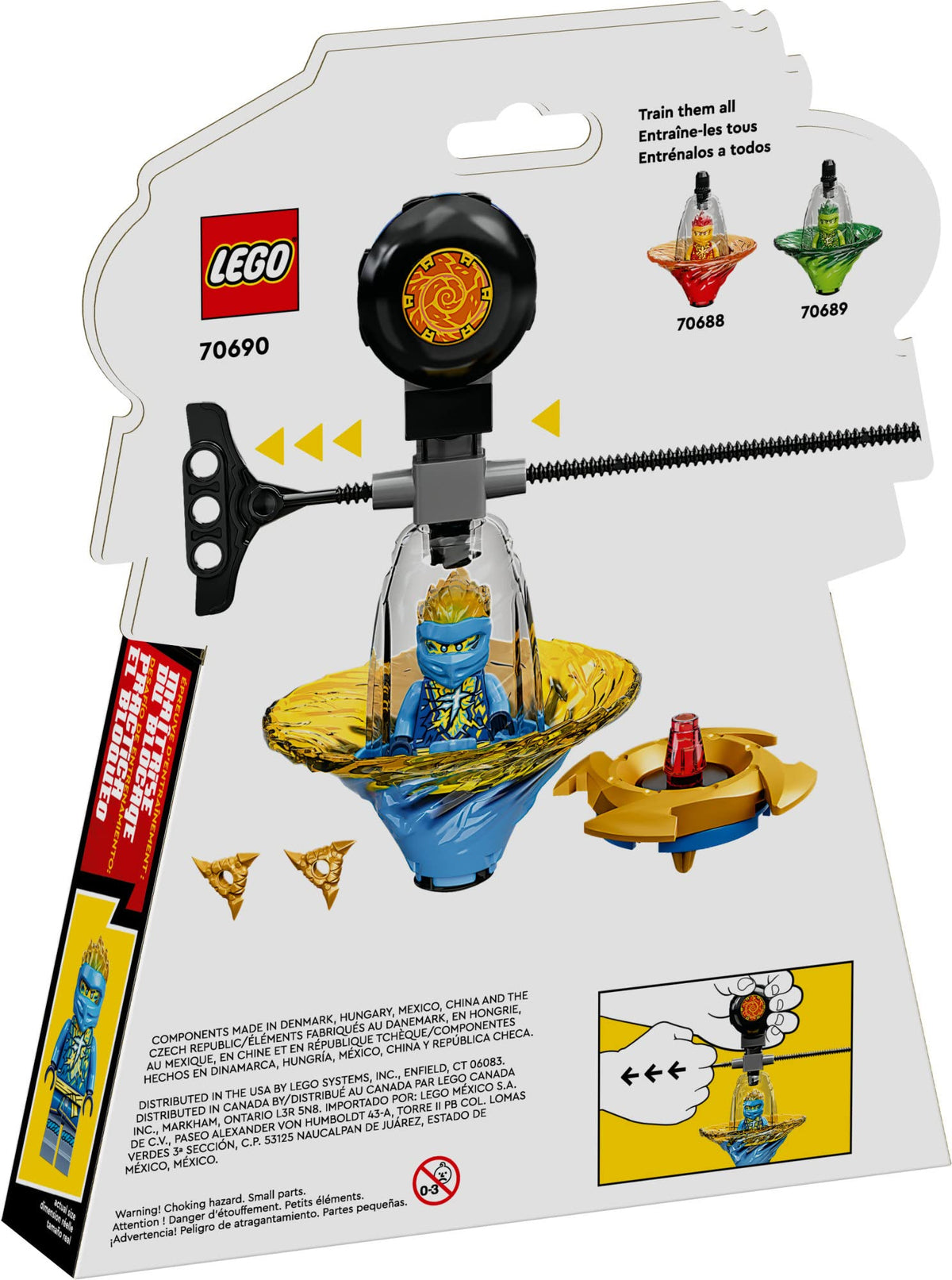 LEGO NINJAGO Training Dummy Spinner supports in-scene battle practice.
