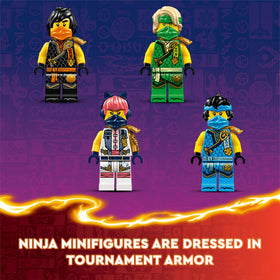 LEGO NINJAGO Wolf Mask Warrior and General figures for rival action.