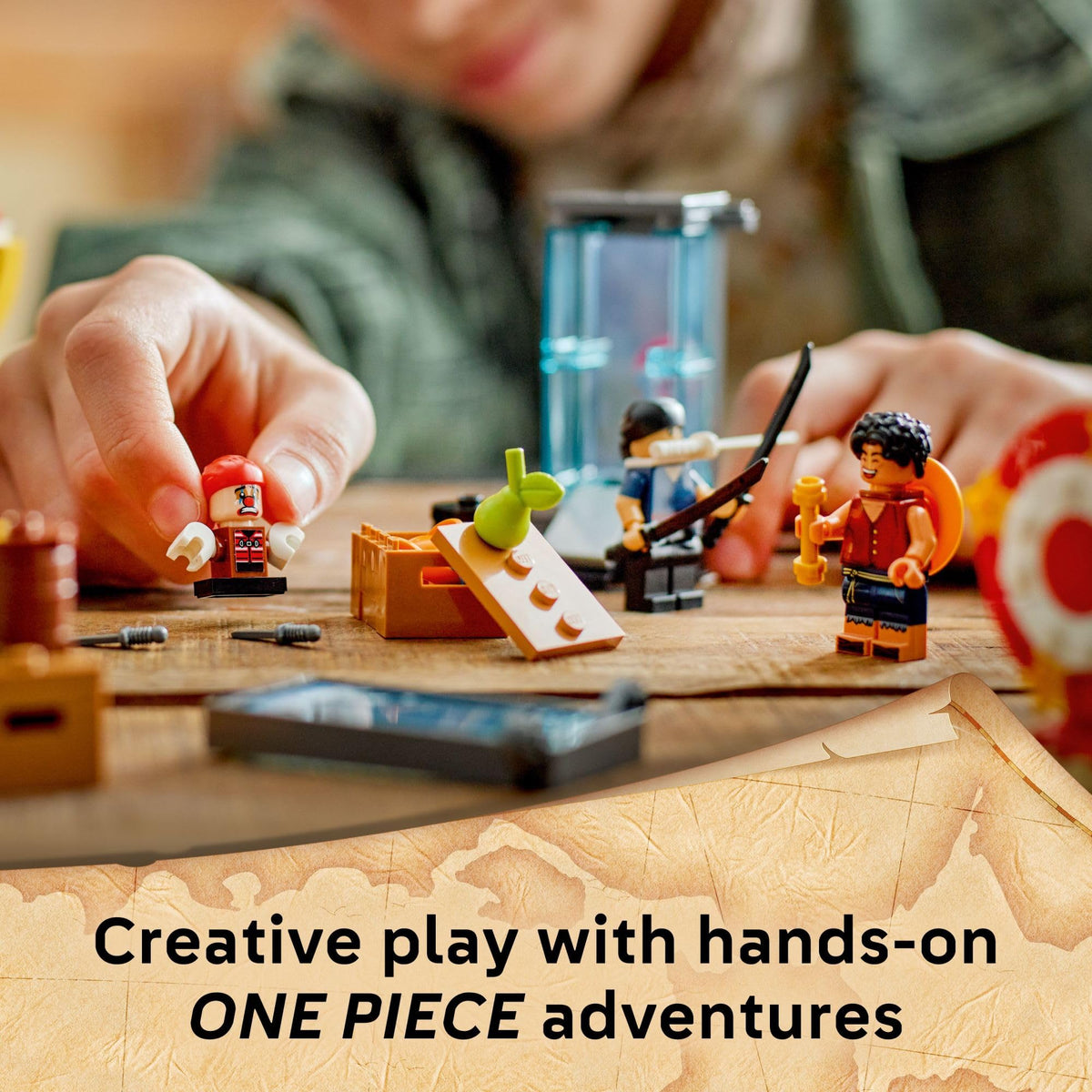 LEGO Circus tent spinning wheel trap enhances action-packed scenes for curious builders