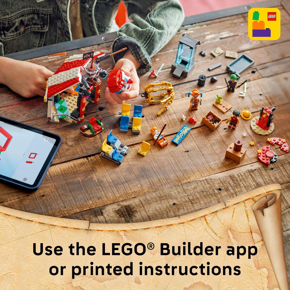 LEGO throne and detachable seating expand the arena for shared storytelling