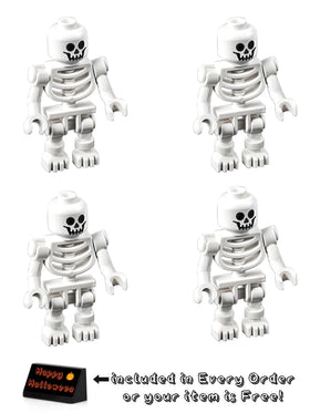White skeleton minifigures from LEGO Pirates of the Caribbean for versatile dioramas