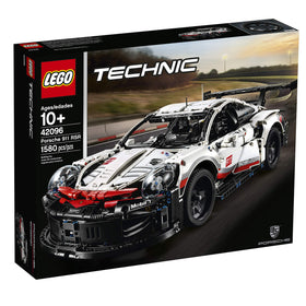 LEGO Porsche 911 RSR cockpit opens to radar screen and track map detail
