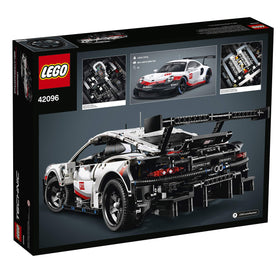 LEGO Porsche 911 RSR color scheme and lights add authentic visual accuracy