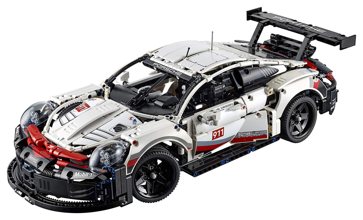 LEGO Porsche 911 RSR set reveals working differential and steering for realistic play