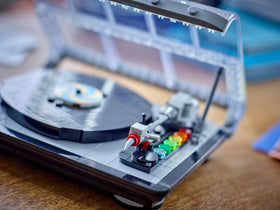 LEGO Record Player volume tiles highlight authentic controls
