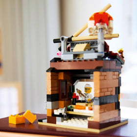 LEGO nigiri sushi decor adds authentic detail to the restaurant