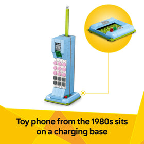LEGO Retro Telephone message notepad feature supports storytelling details.