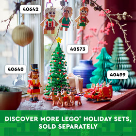 LEGO Santa's Sleigh reindeer-train assembly sparks creative building fun